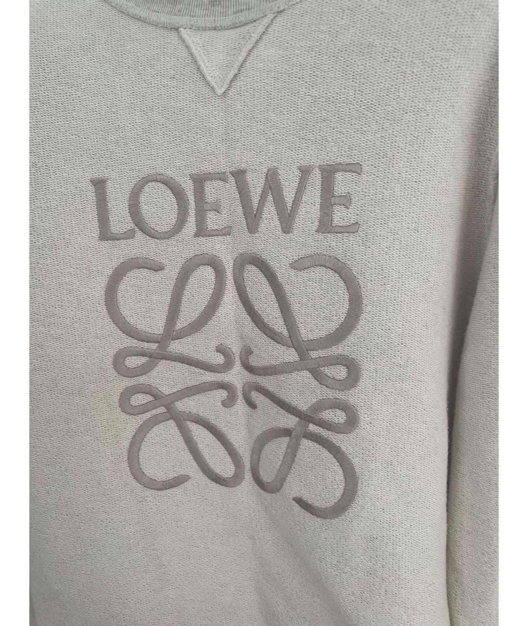 LOEWE Бежевый хлопковый джемпер / свитер, фото 4