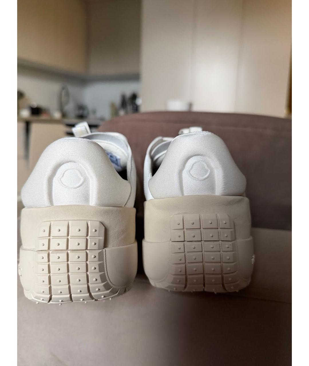 MONCLER Бежевые синтетические кроссовки, фото 4