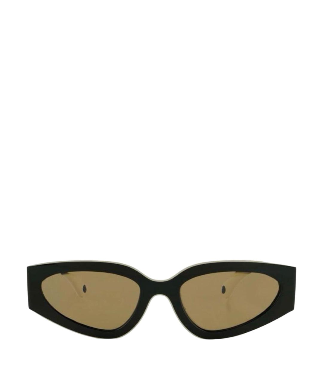 CHANEL Черные пластиковые солнцезащитные очки, фото 1