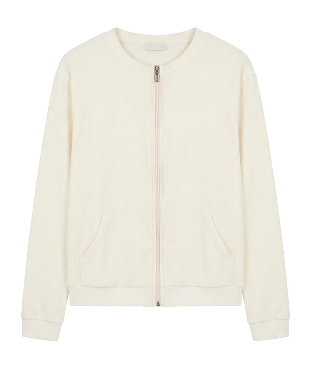 MOSCHINO Белый хлопковый кардиган, фото 1