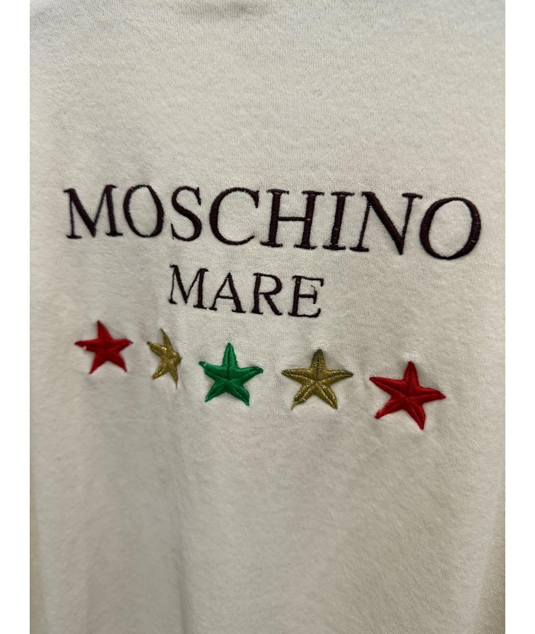 MOSCHINO Белый хлопковый кардиган, фото 4