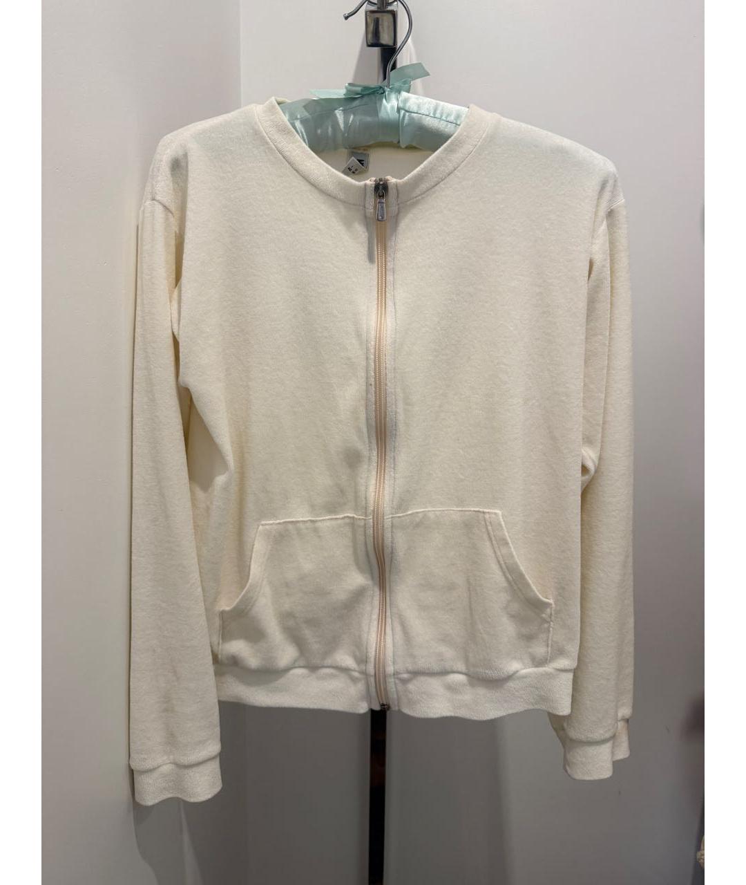 MOSCHINO Белый хлопковый кардиган, фото 6