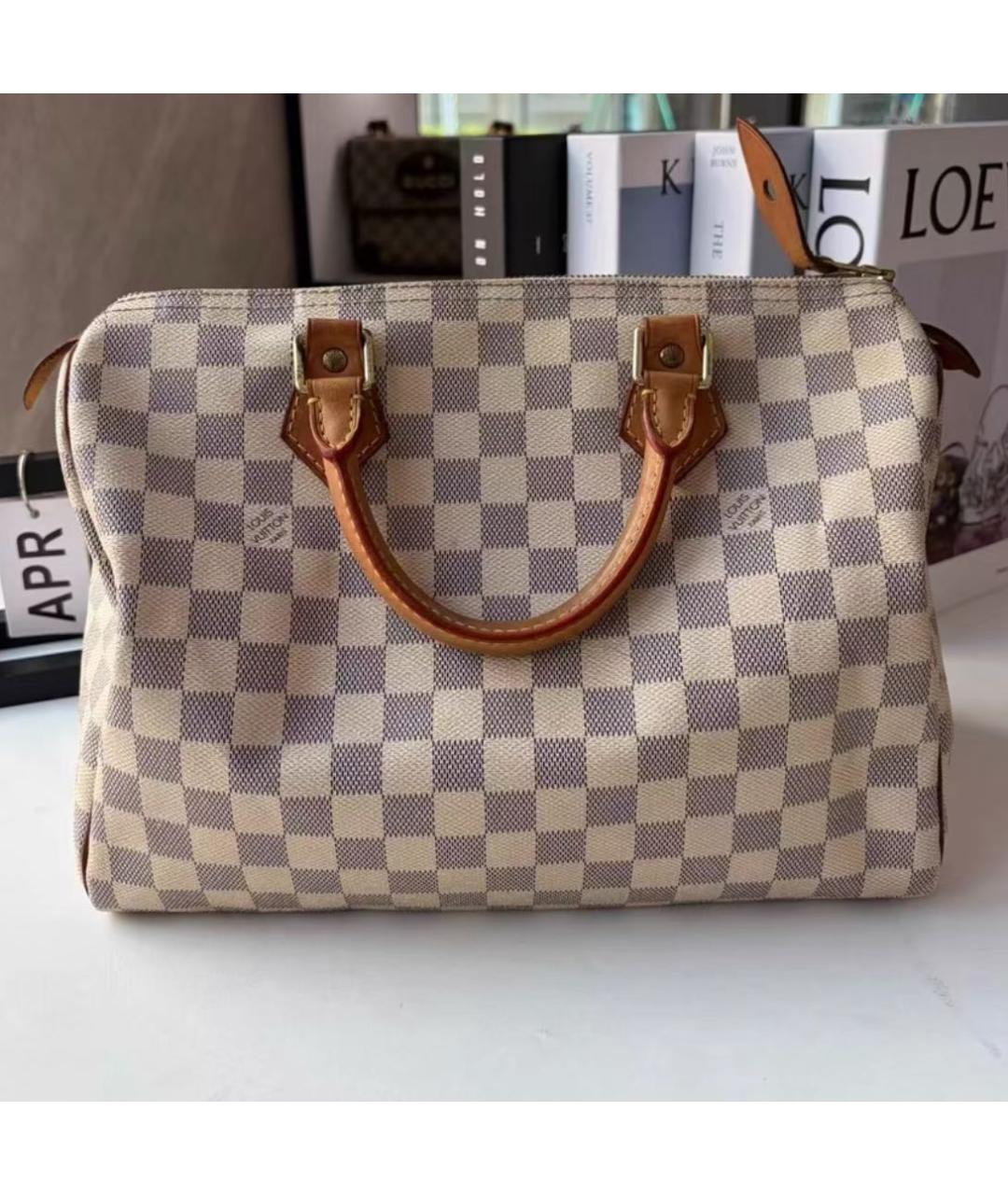 LOUIS VUITTON Белая сумка с короткими ручками, фото 2