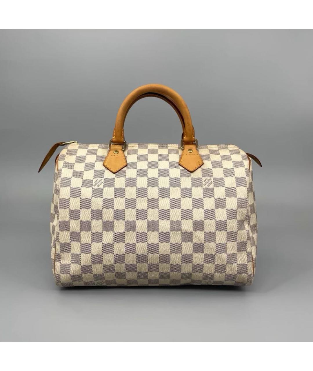 LOUIS VUITTON Белая сумка с короткими ручками, фото 7