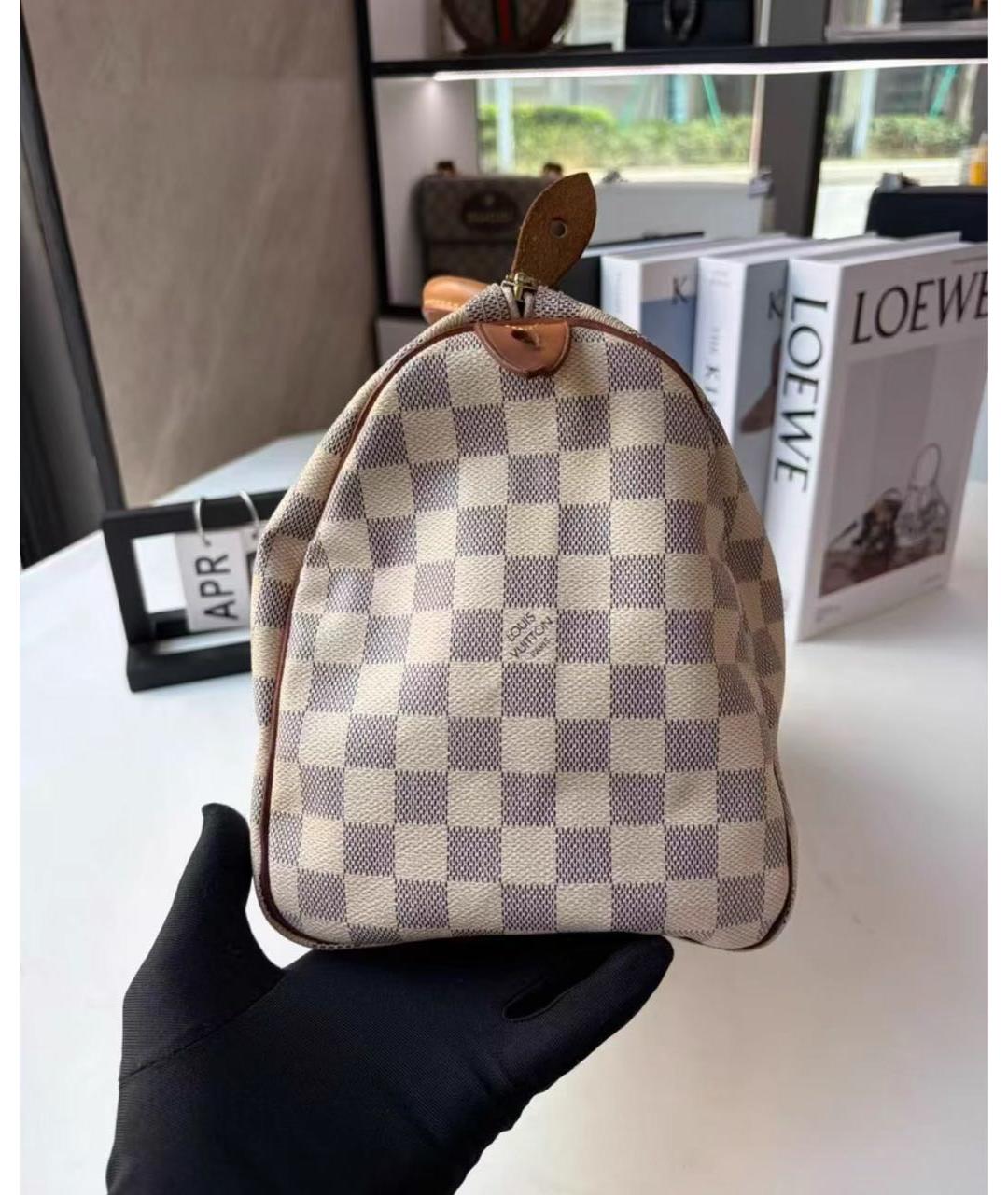 LOUIS VUITTON Белая сумка с короткими ручками, фото 5