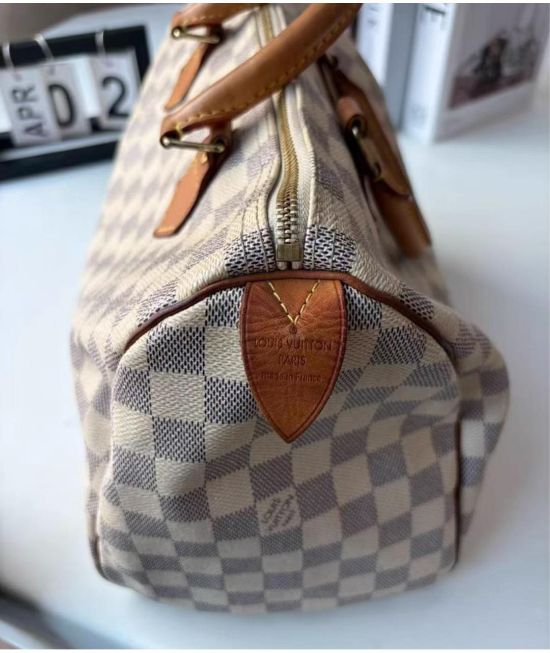 LOUIS VUITTON Белая сумка с короткими ручками, фото 3