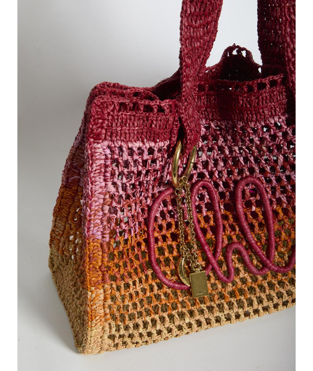 CHLOE Мульти пелетеная сумка тоут, фото 4