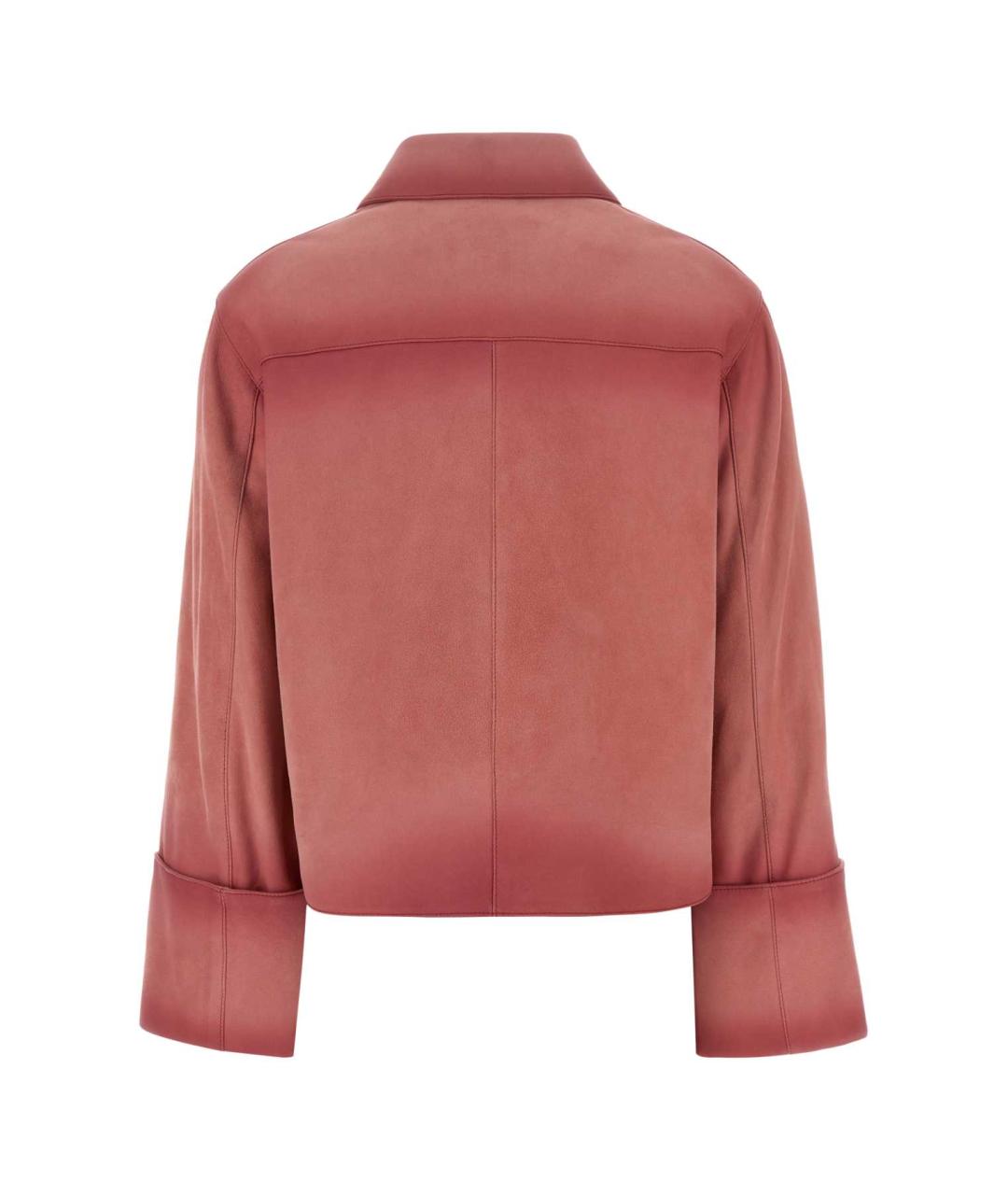 LOEWE Розовая кожаная куртка, фото 2