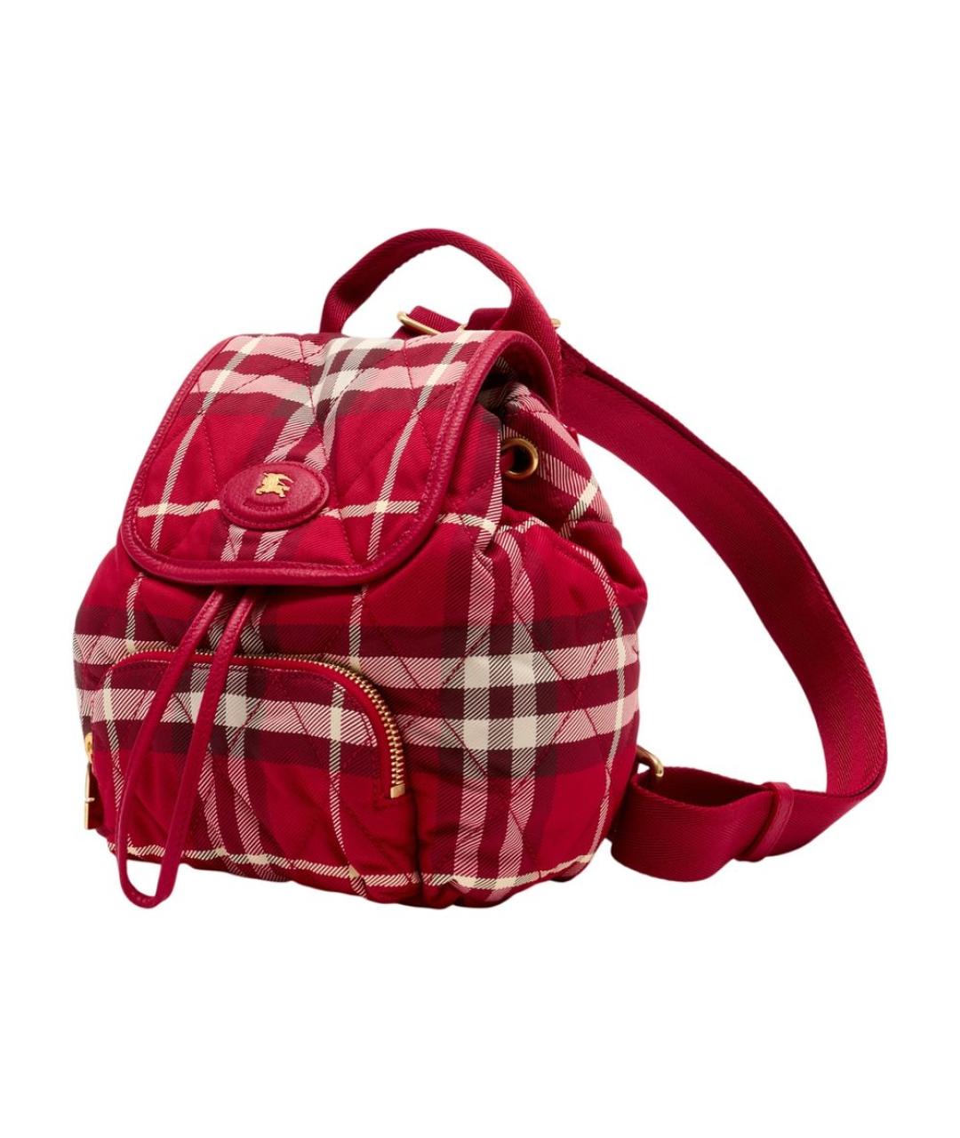 BURBERRY Красный синтетический рюкзак, фото 2