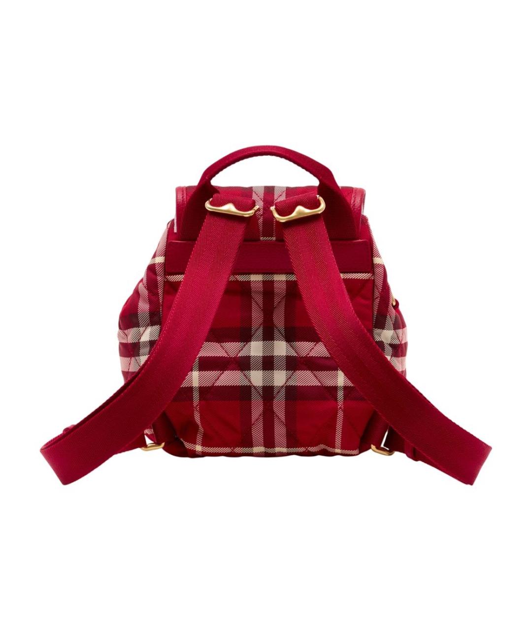 BURBERRY Красный синтетический рюкзак, фото 3