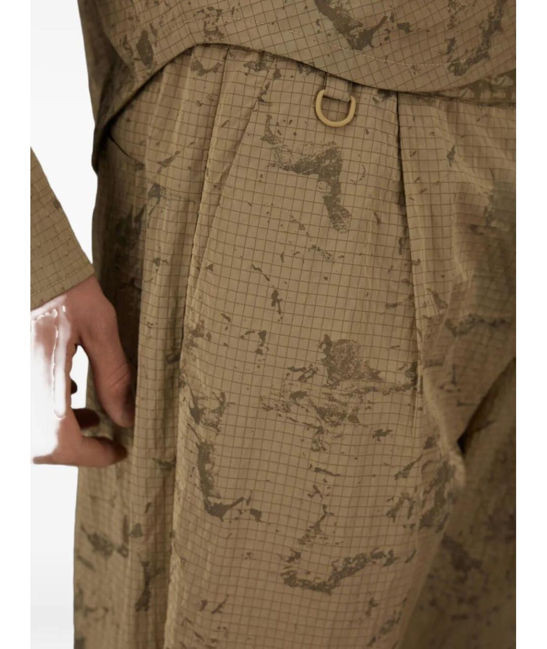 LAMINAR Коричневые полиамидовые повседневные брюки, фото 5