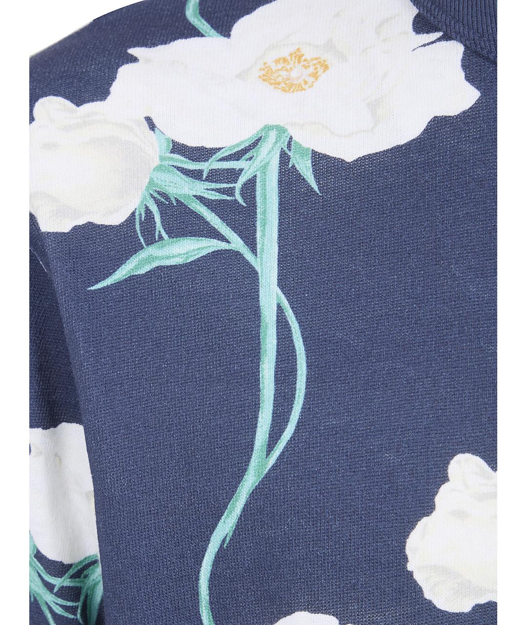 KENZO Синяя хлопковая футболка, фото 3