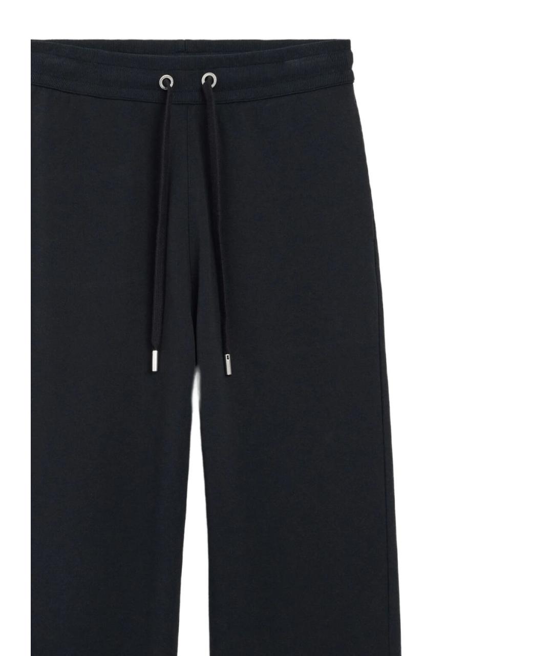 Ami Paris Черные хлопковые повседневные брюки, фото 2