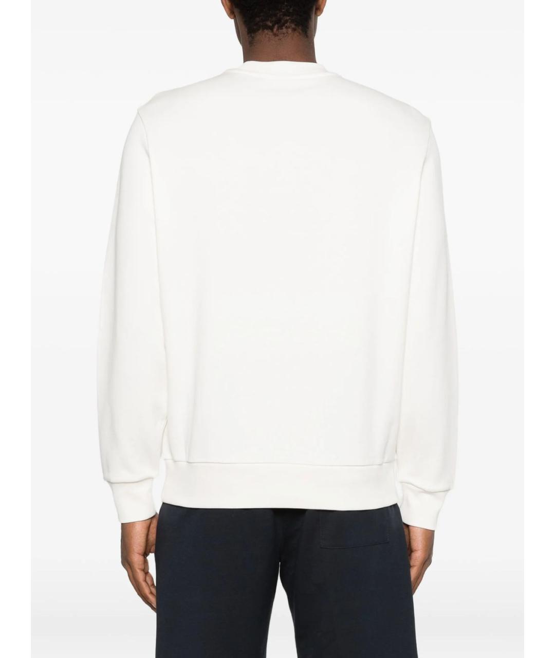 MONCLER Белый хлопковый джемпер / свитер, фото 4