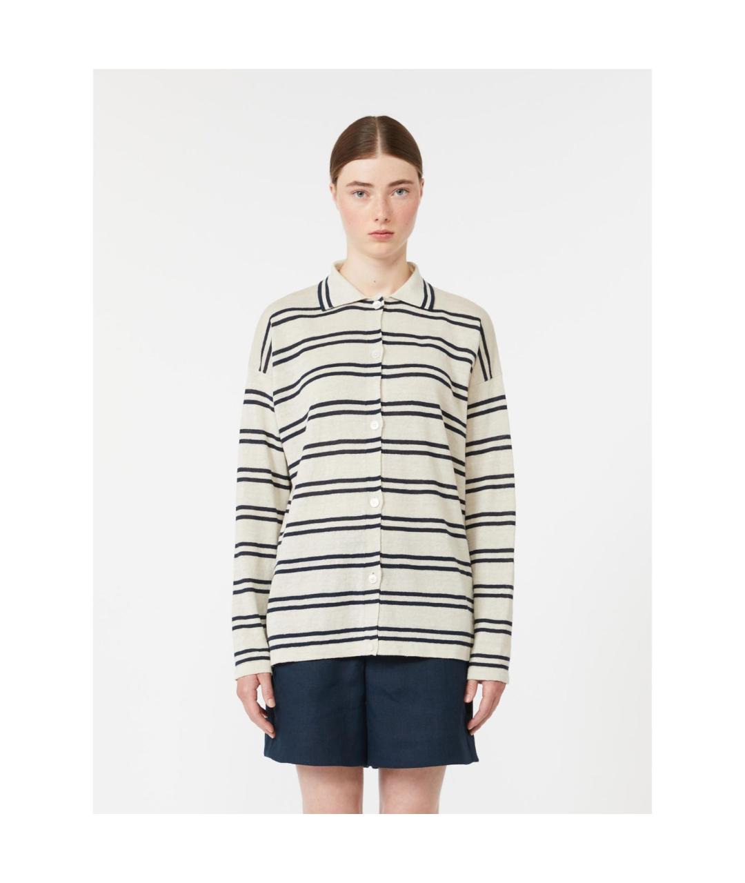 'S MAX MARA Белый кардиган, фото 4