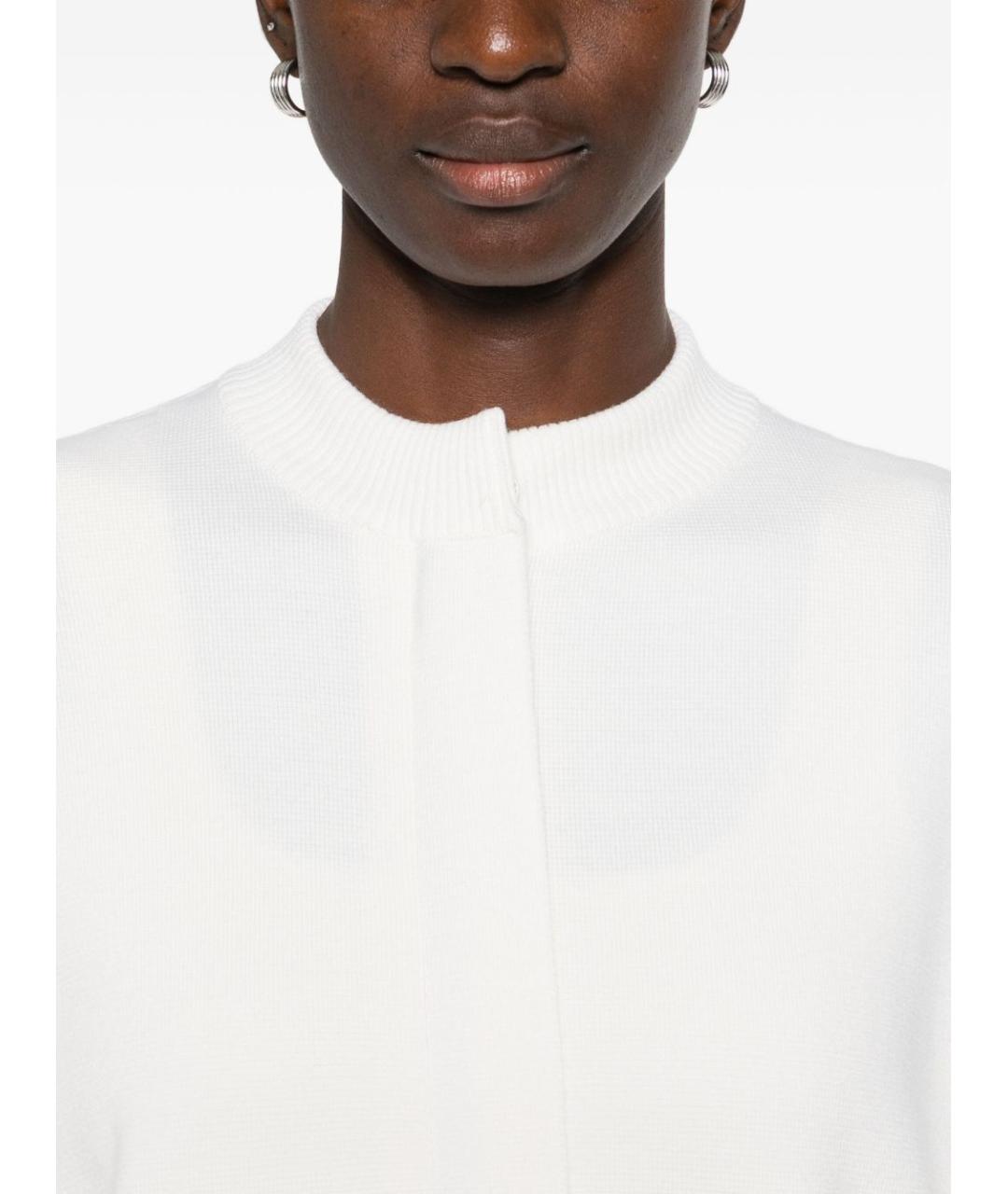 MAX MARA Белый шерстяной кардиган, фото 5