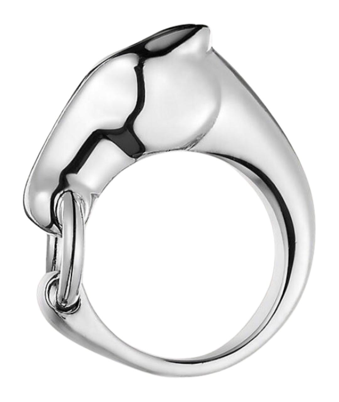 HERMES Серебряное серебряное кольцо, фото 1