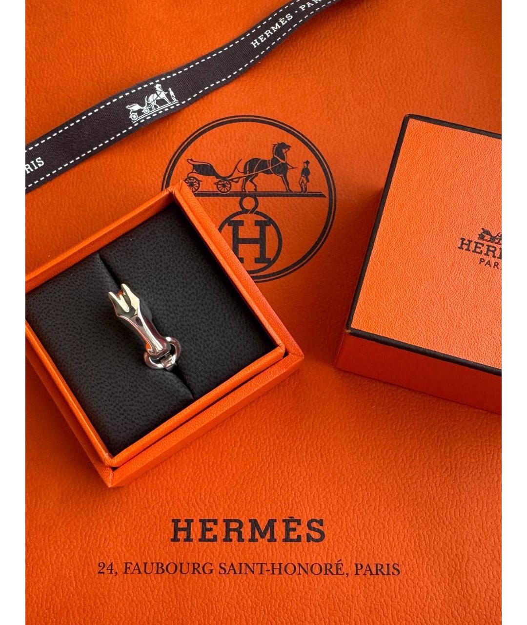 HERMES Серебряное серебряное кольцо, фото 2