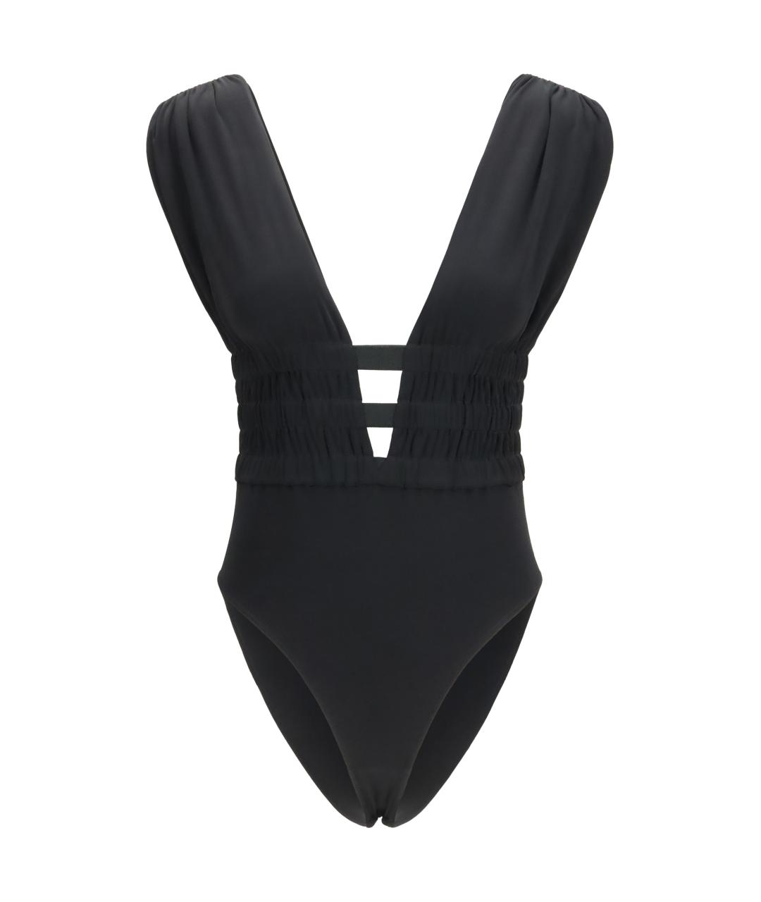 ALAIA Черное вискозное боди, фото 1