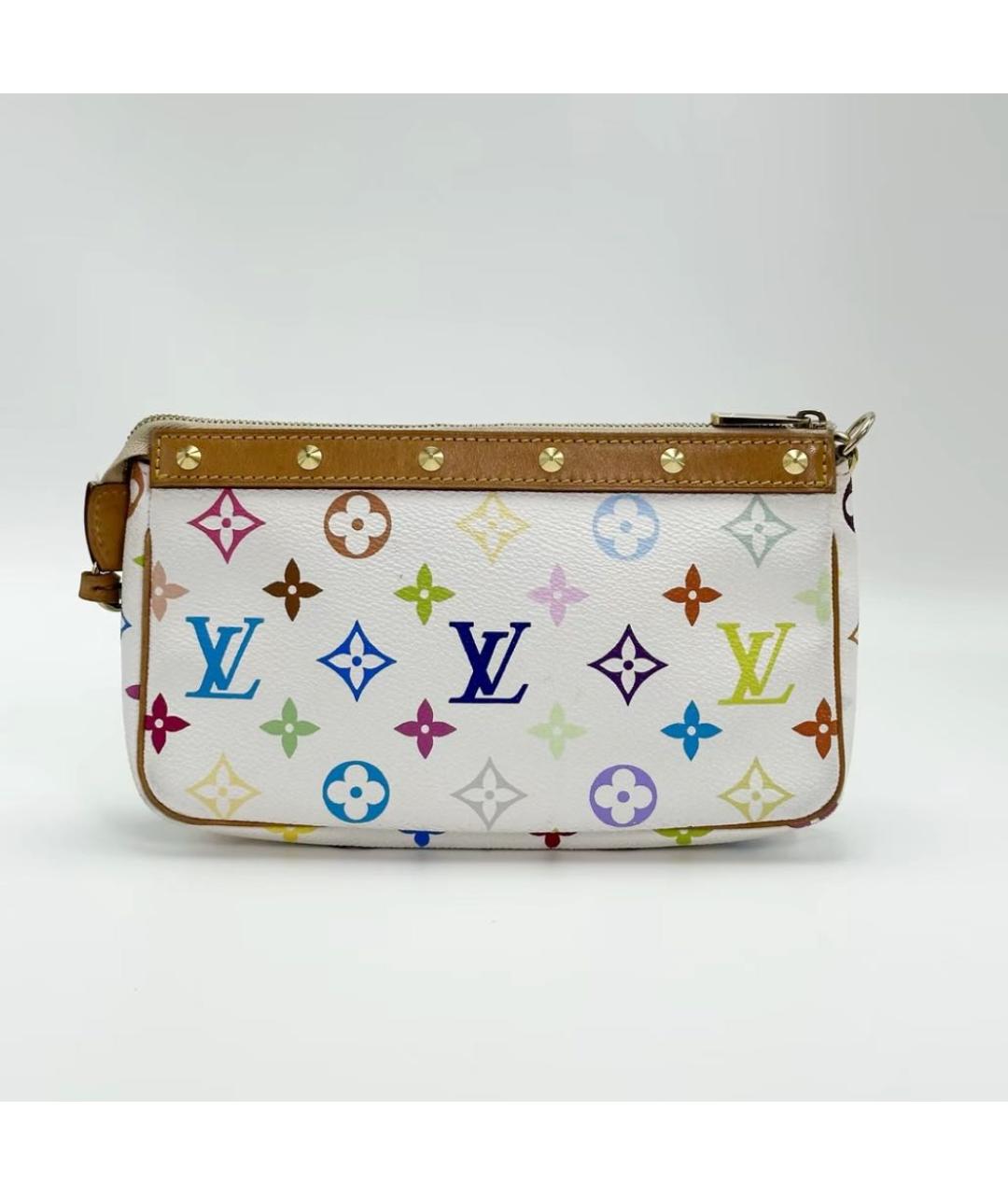 LOUIS VUITTON Белая сумка с короткими ручками, фото 2