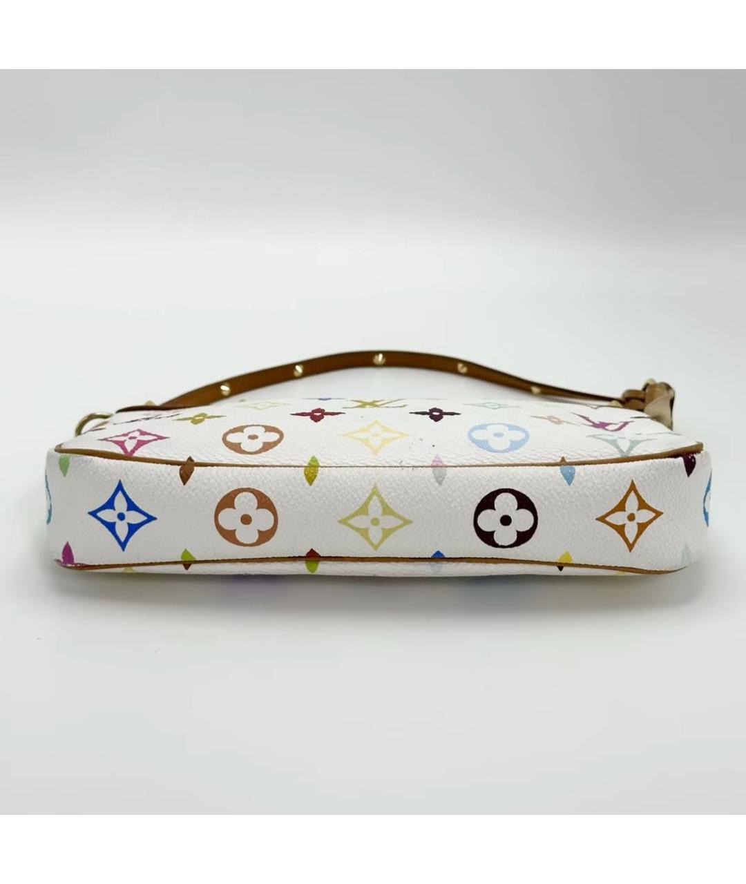 LOUIS VUITTON Белая сумка с короткими ручками, фото 4