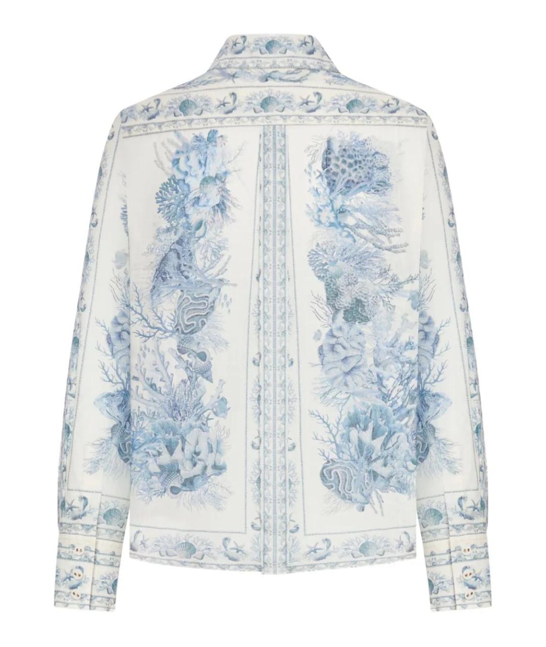 ZIMMERMANN Синяя хлопковая рубашка, фото 2