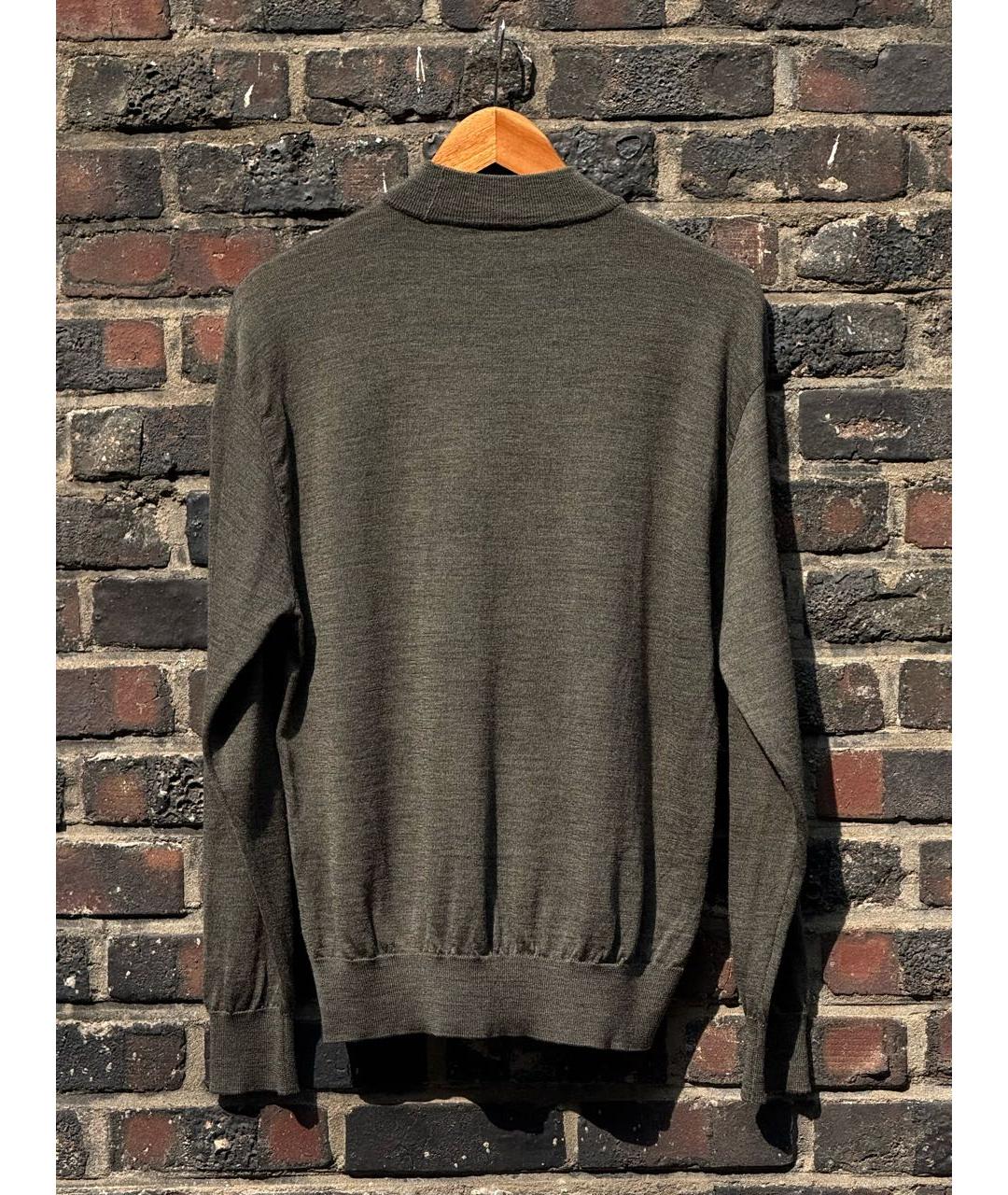 SAINT LAURENT Антрацитовая шерстяная водолазка, фото 6