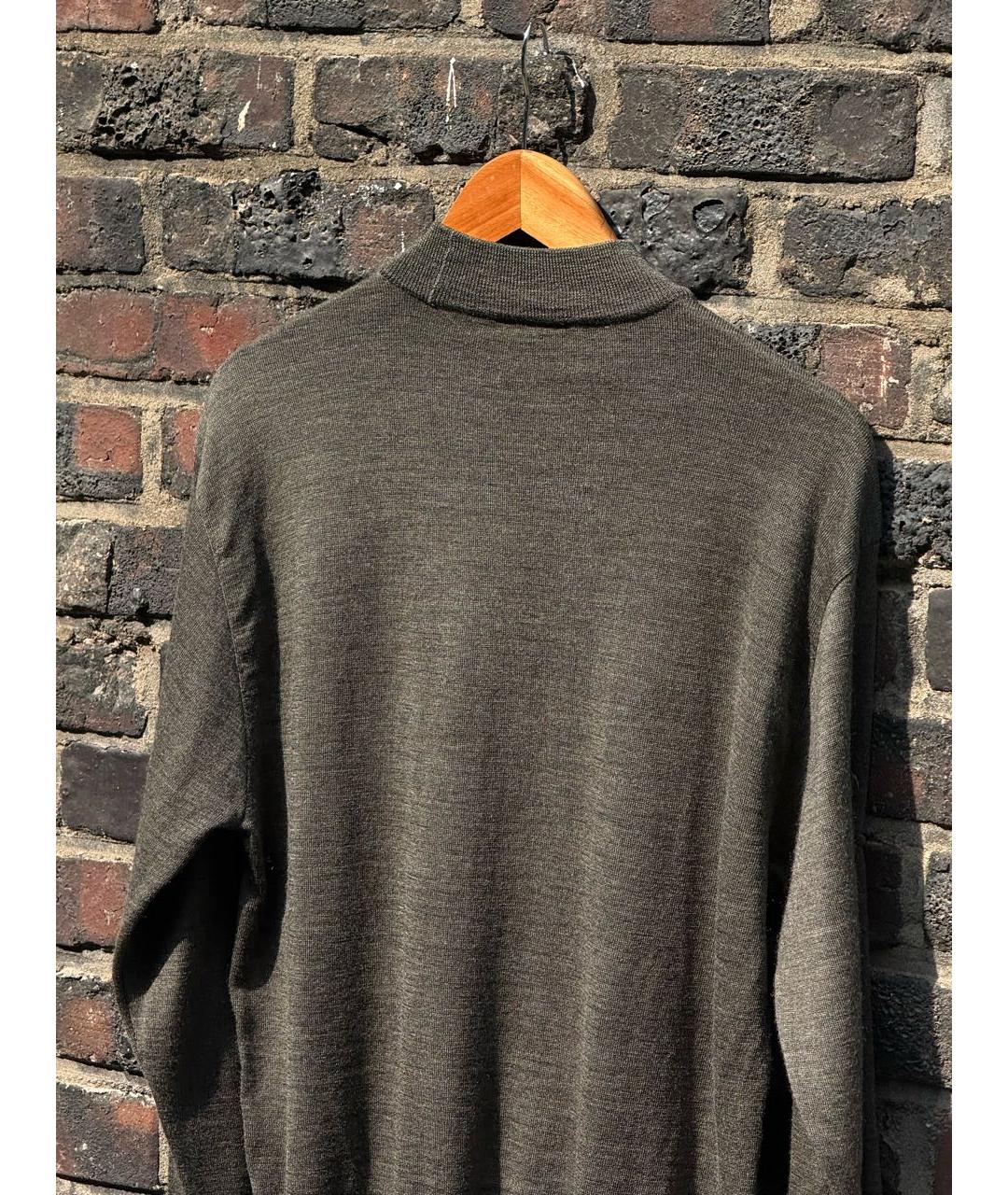 SAINT LAURENT Антрацитовая шерстяная водолазка, фото 7