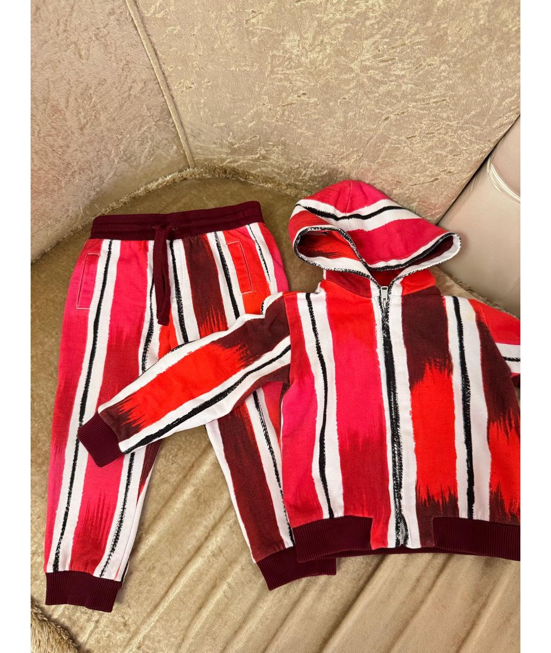 DOLCE&GABBANA Бордовый комплект, фото 5