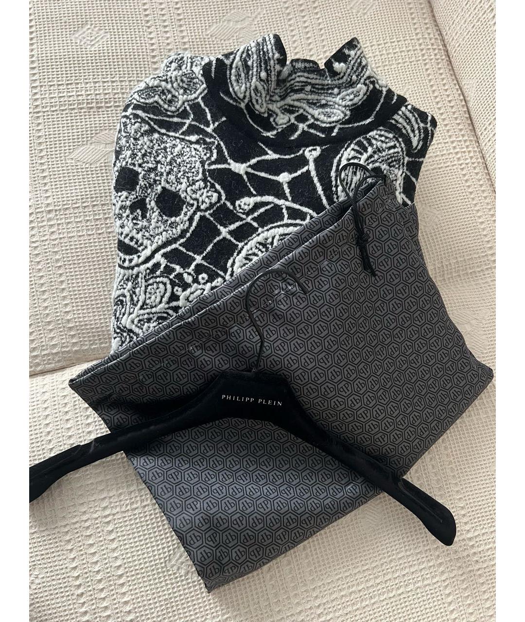 PHILIPP PLEIN Мульти шерстяное повседневное платье, фото 9