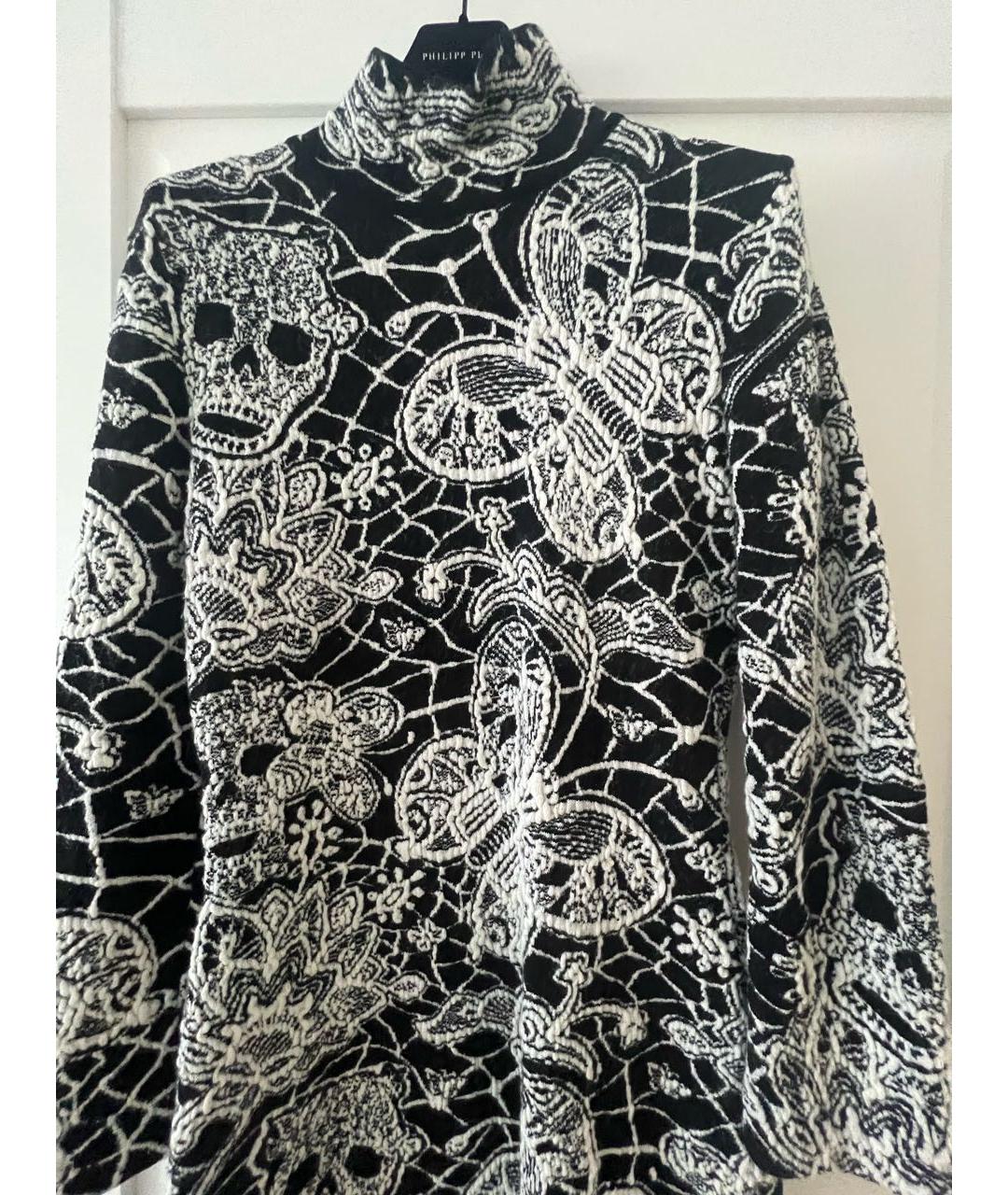 PHILIPP PLEIN Мульти шерстяное повседневное платье, фото 5