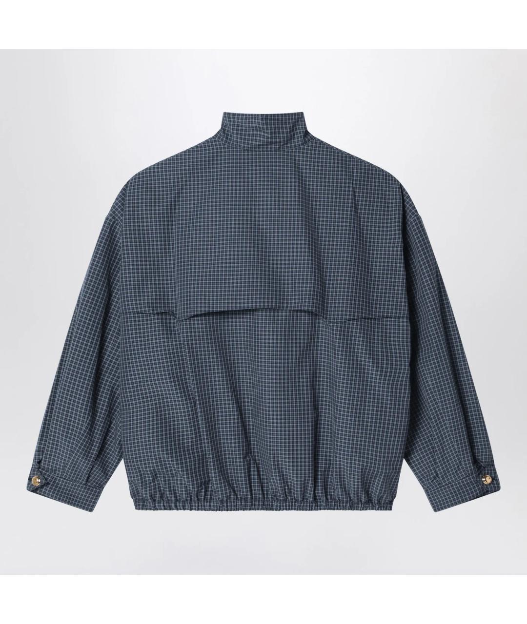 MIU MIU Синяя полиамидовая куртка, фото 2