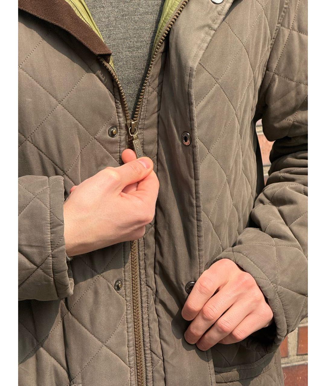 BARBOUR Хаки куртка, фото 7