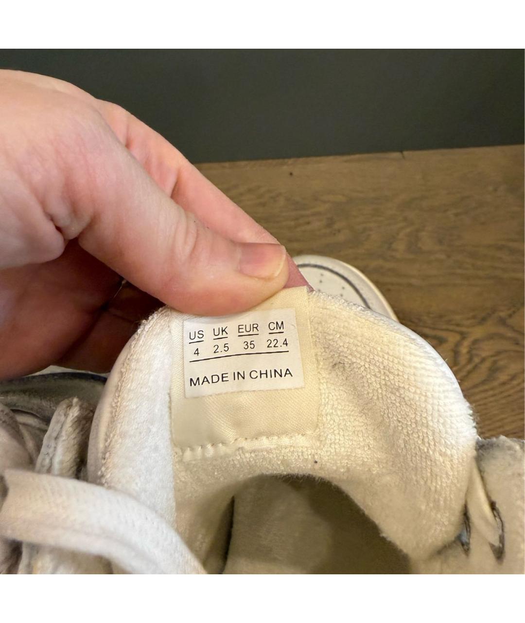 ISABEL MARANT Белые кожаные кроссовки, фото 5