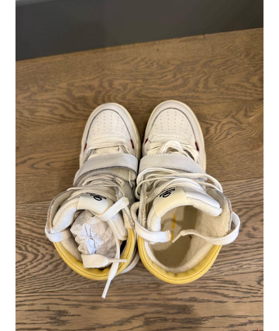 ISABEL MARANT Белые кожаные кроссовки, фото 3