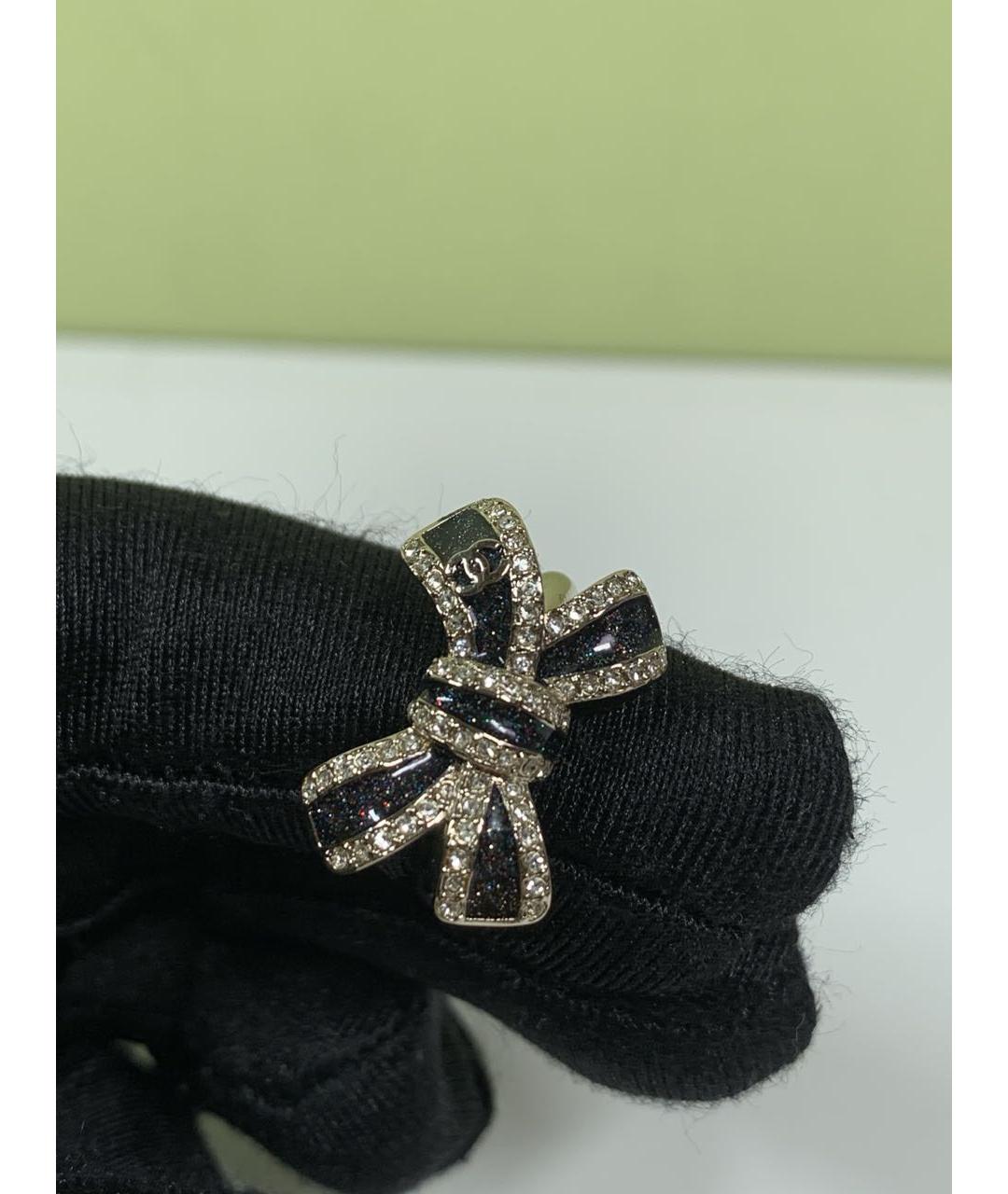 CHANEL Золотое металлическое кольцо, фото 6