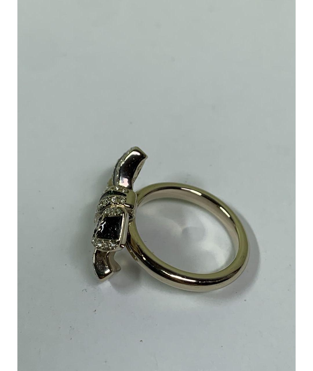 CHANEL Золотое металлическое кольцо, фото 7