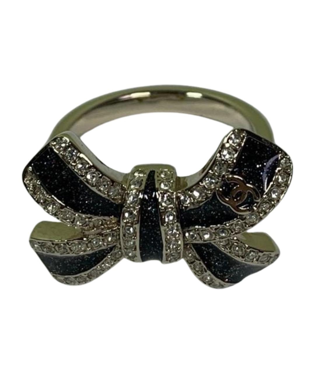 CHANEL Золотое металлическое кольцо, фото 1