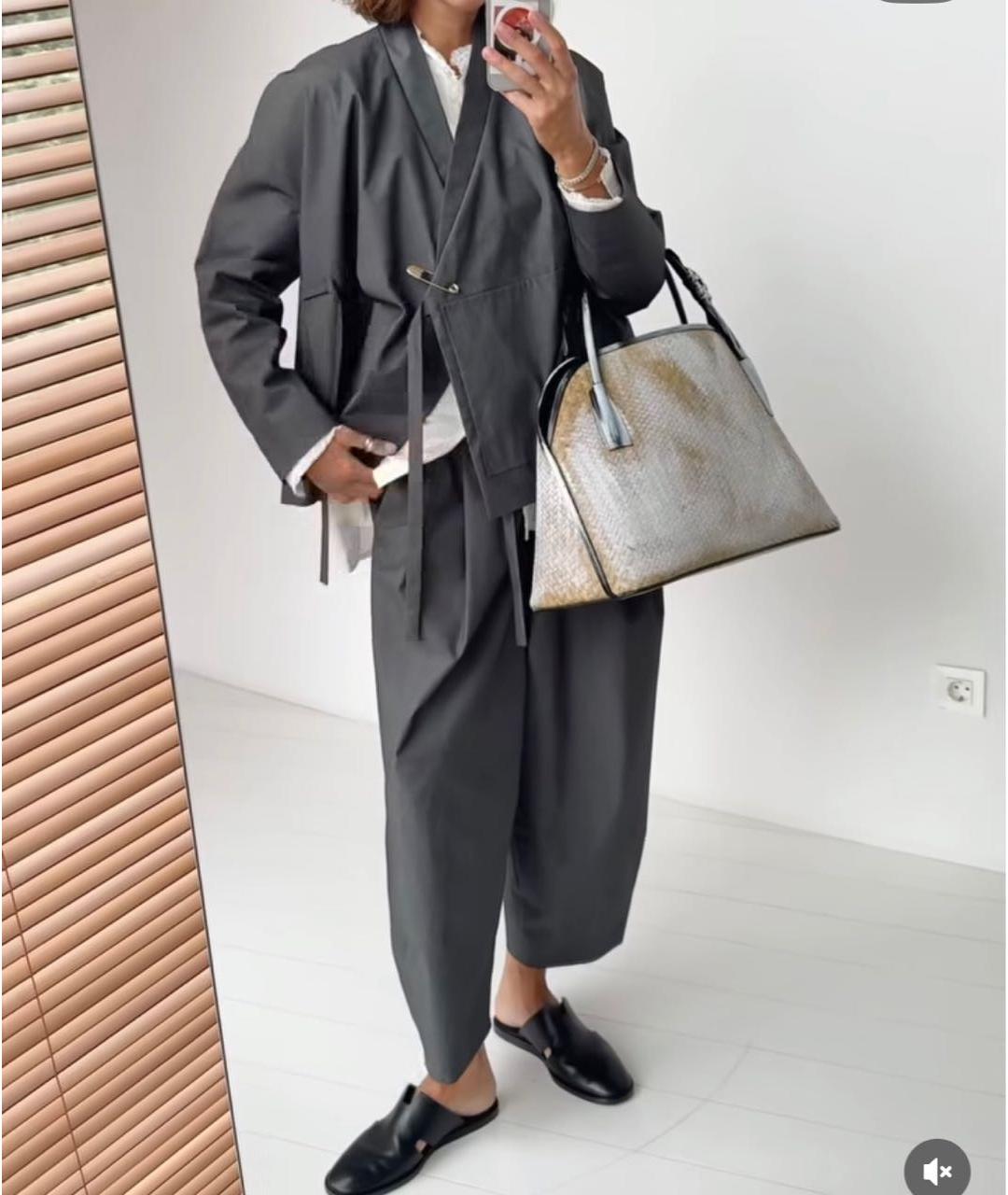 MAISON MARGIELA Бежевая пелетеная сумка с короткими ручками, фото 5