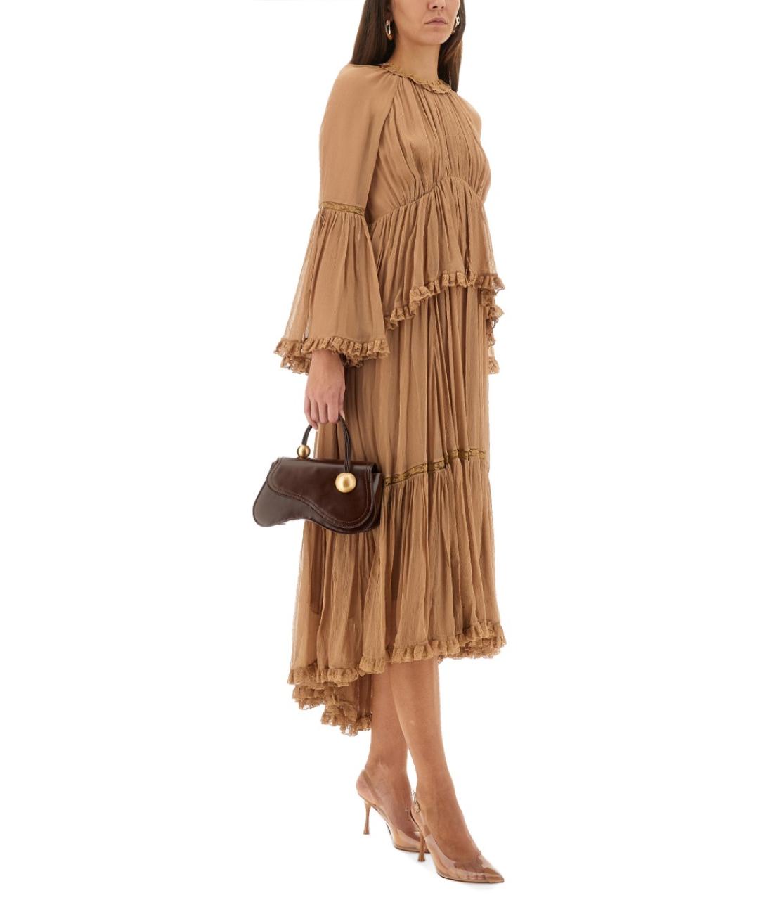 ZIMMERMANN Бежевое повседневное платье, фото 4