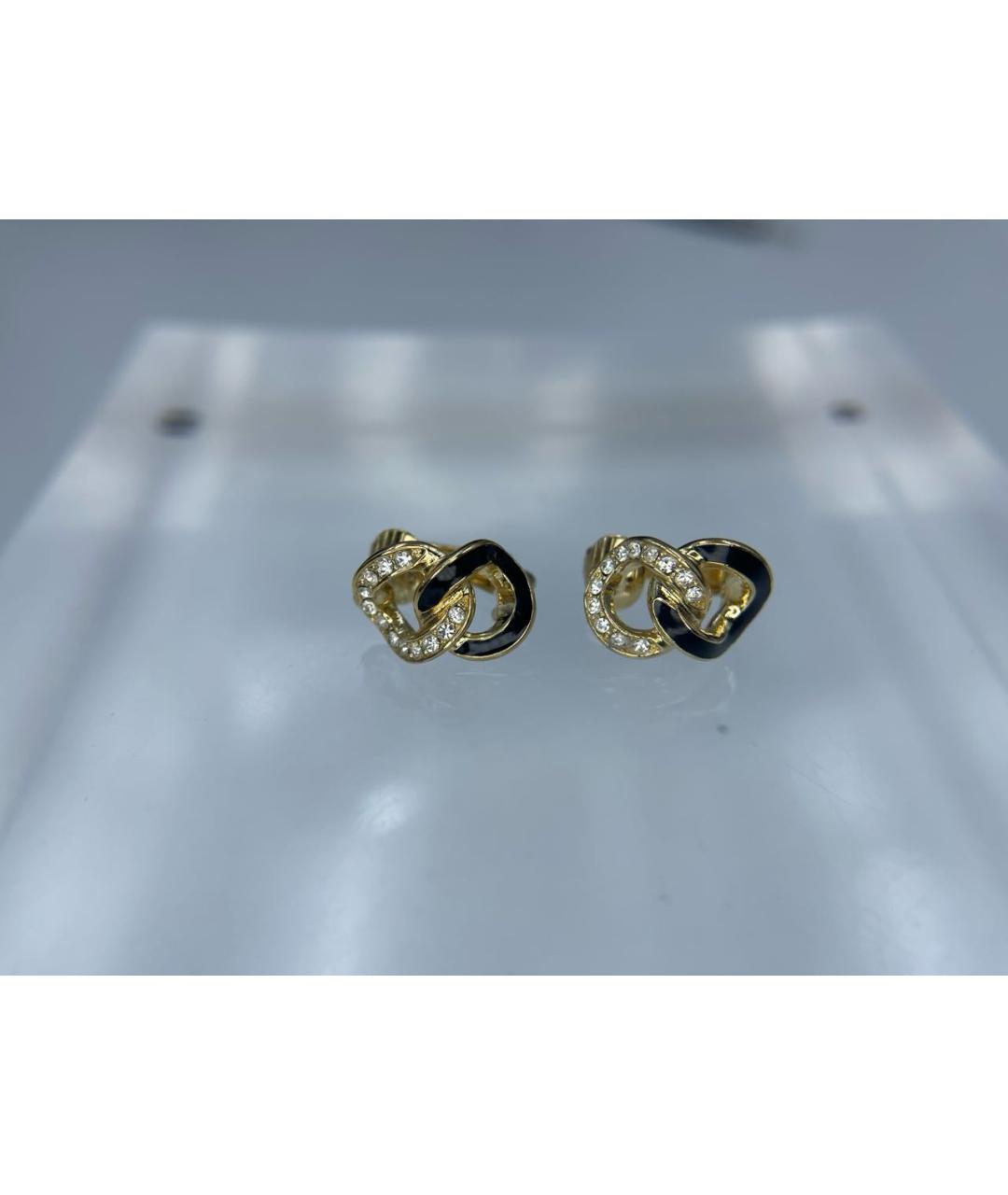 CHRISTIAN DIOR Золотые серьги, фото 8