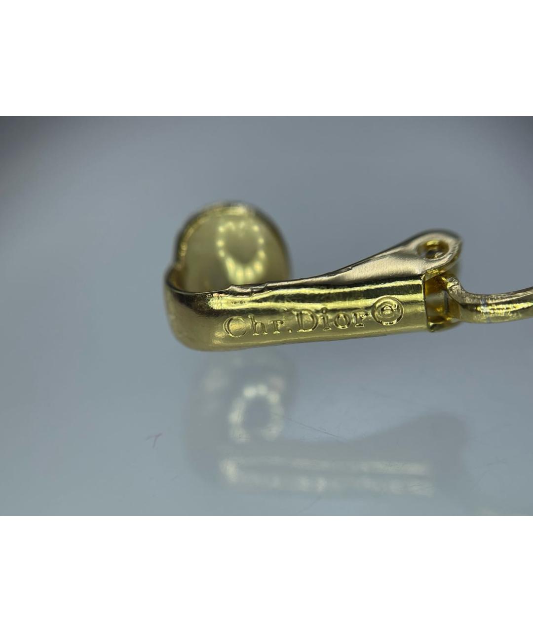 CHRISTIAN DIOR Золотые серьги, фото 6