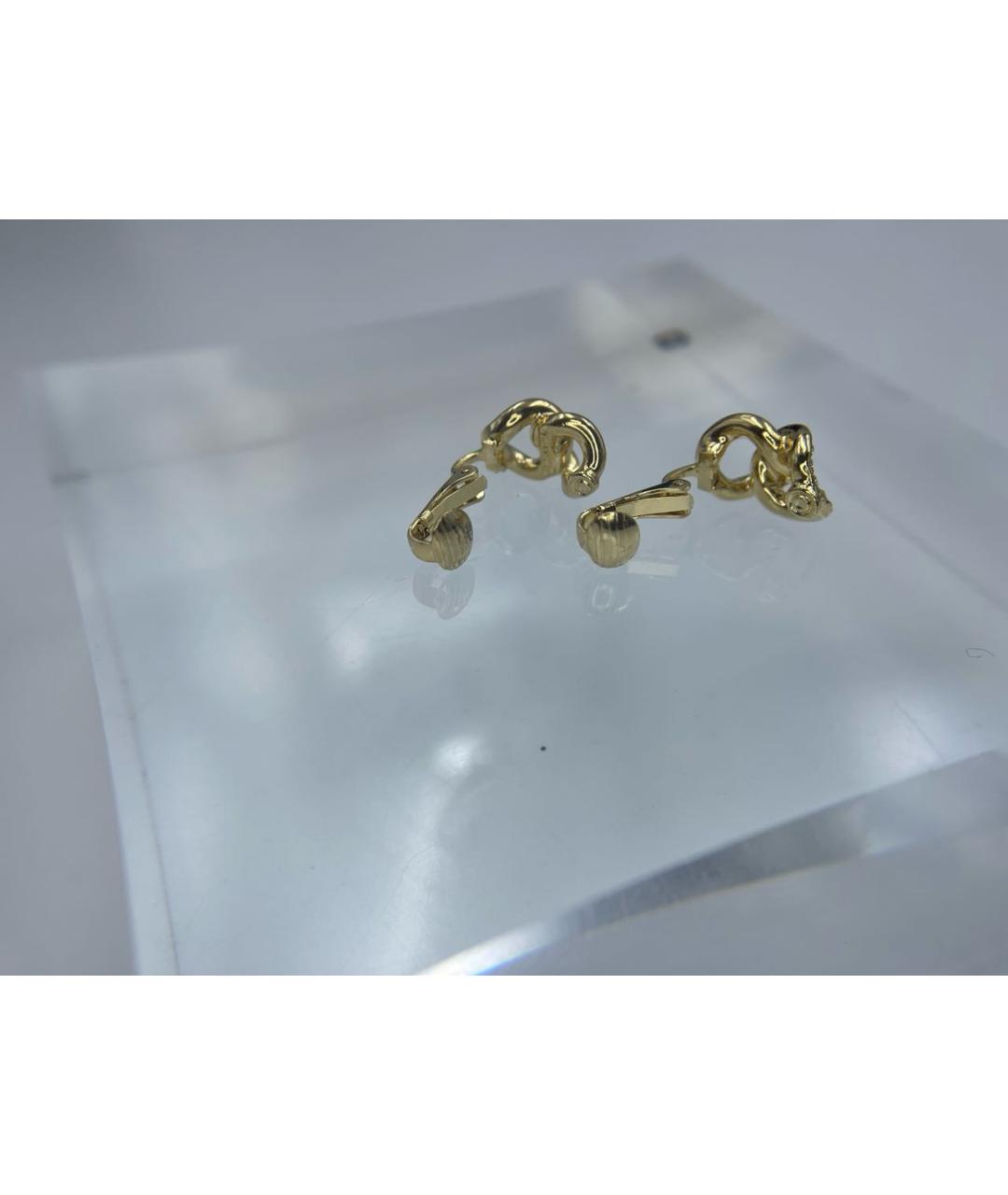 CHRISTIAN DIOR Золотые серьги, фото 4