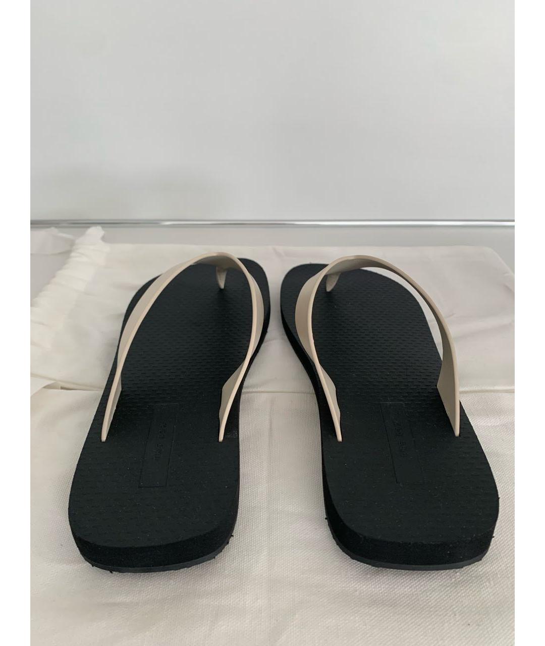 THE ROW Бежевые шлепанцы, фото 4