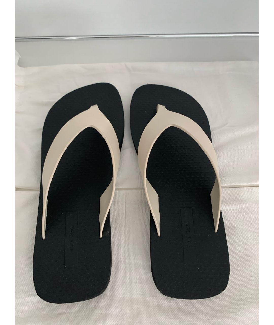 THE ROW Бежевые шлепанцы, фото 3