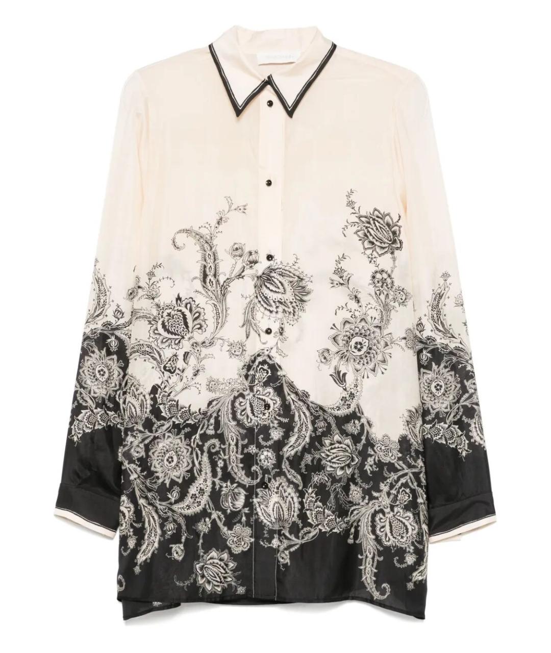 ZIMMERMANN Мульти шелковая рубашка, фото 1