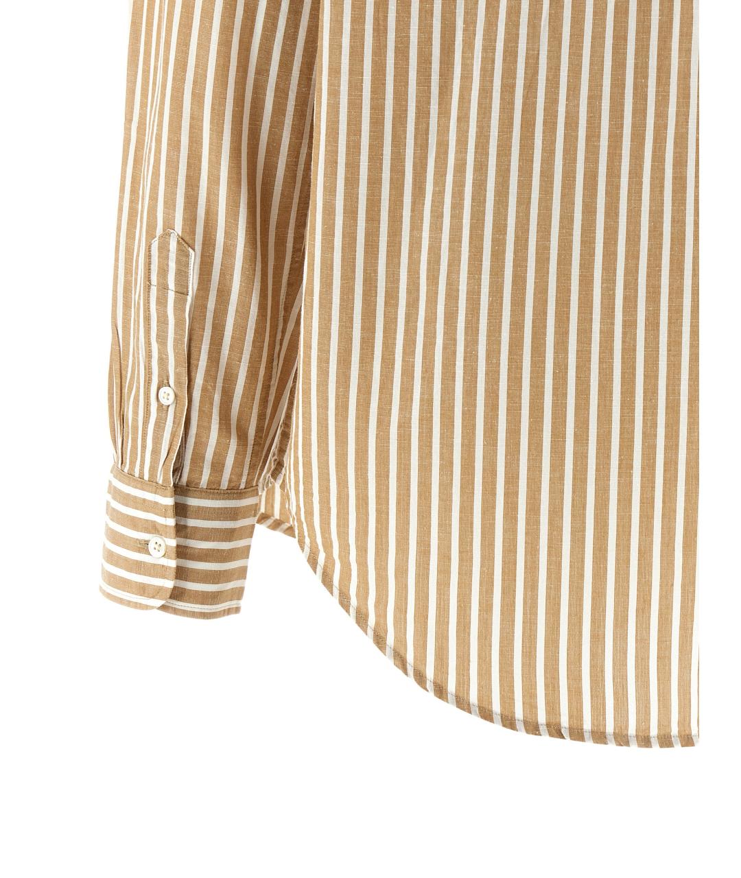 POLO RALPH LAUREN Бежевая хлопковая рубашка, фото 4