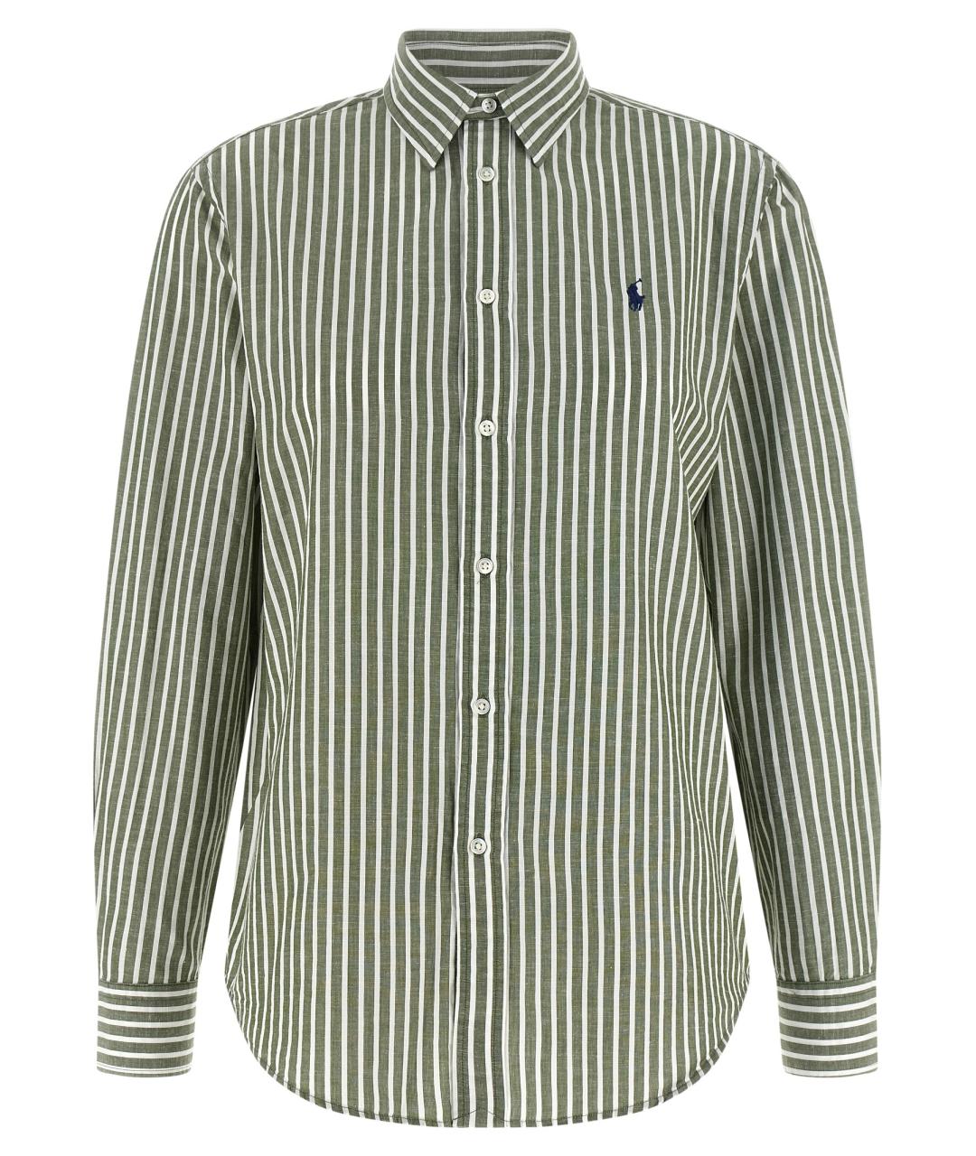 POLO RALPH LAUREN Зеленая хлопковая рубашка, фото 1