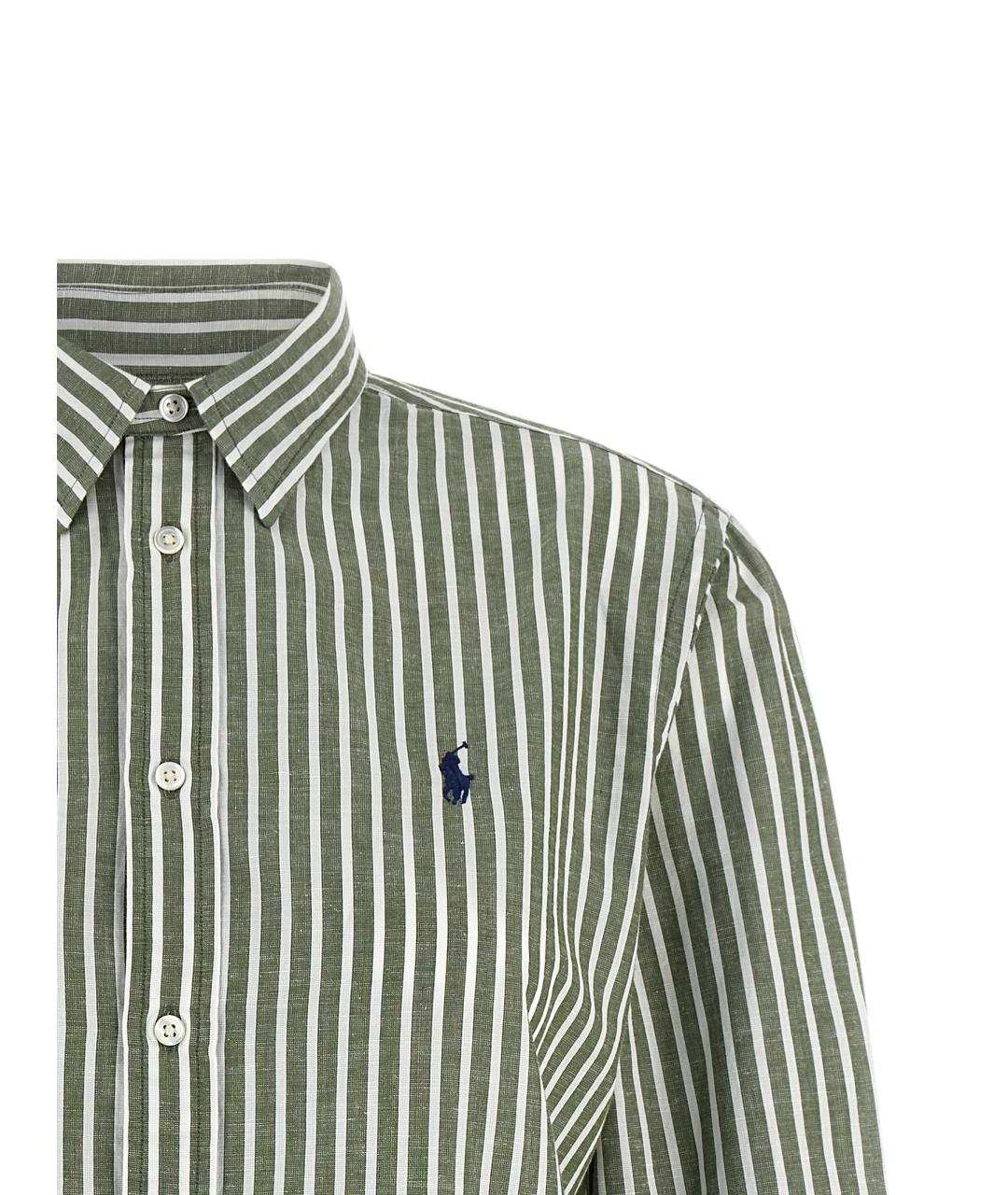 POLO RALPH LAUREN Зеленая хлопковая рубашка, фото 3
