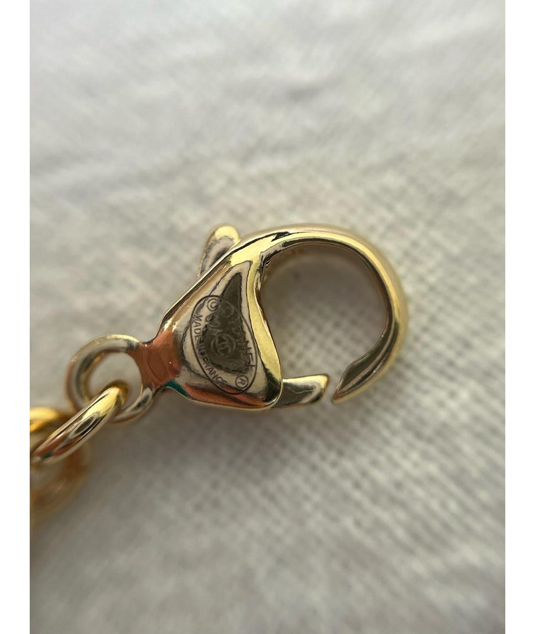 CHANEL Золотое металлическое колье, фото 6